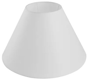 Cupula Para Abajur Plastico Poliestireno Branco 50cm