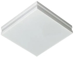 Plafon Led Sobrepor Quadrado Branco 16W Bilbao - LED BRANCO QUENTE (3000K)