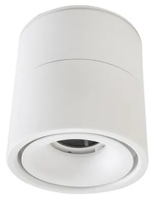 Spot Led Sobrepor Aluminio 12W 24 3000K Faro Tre - BRANCO