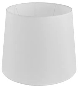 Cupula Tecido Branco Boca Larga 41cm