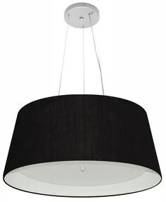 Pendente Cone Preto e Branco MJ-4015 Para Mesa de Jantar e Estar