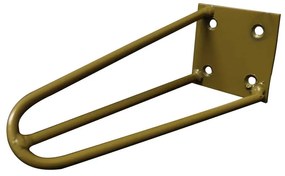 Pé de Metal 15 CM Hairpin Legs Mesas de Centro Puffs Dourado G41