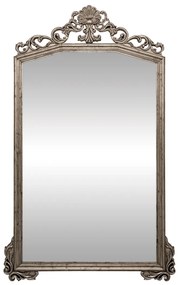 Espelho Jolie Vertical Moldura com Detalhe Entalhado Design Clássico