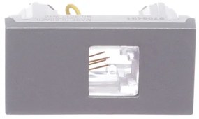 Modulo Tomada Para Telefone Rj11 4 Fios Aluminio Orion