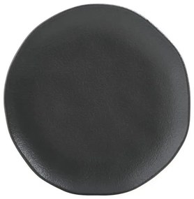 Prato Sobremesa 19,5Cm Orgânico Preto Matte - Porto Brasil