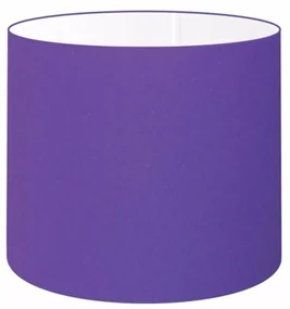 Cúpula Abajur Cilíndrica Cp-8011 Ø30x21cm Roxo
