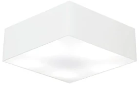 Plafon Para Dormitório Quadrado SD-3002 Cúpula Cor Branco