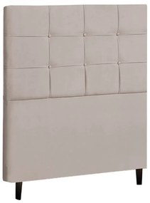 Cabeceira Bari Para Cama Box Casal 140 cm Suede Bege - D'Rossi