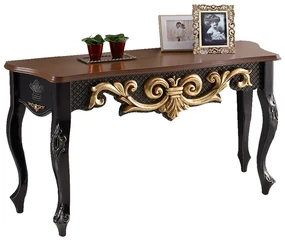 Aparador Decorativo Carlsberg Preto/Imbuia G71 - Gran Belo