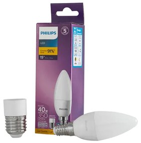 Lampada Led Vela E-14 3,5W 350Lm - LED BRANCO QUENTE (2700K)