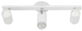 Spot Sobrepor Triplo Aluminio - BRANCO FOSCO