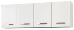 Armário Aéreo Panamá 04 Portas 160cm Branco - Lumil Móveis