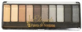 Paleta de Sombras Elegante Outono 10 Cores