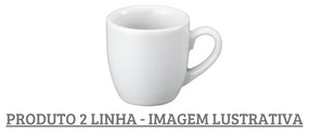 Xicara Café Sem Pires 60Ml Porcelana Schmidt - Mod. Brito 2º Linha 025