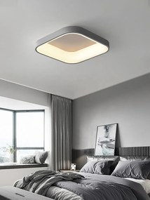 Plafons para quarto nordic minimalista moderno italiano redondo lâmpadas led sala de estar iluminação quarto criativo lâmpada do teto - A - Branco frio | Dia 30cm
