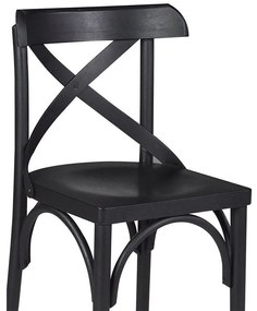 Kit 4 Cadeiras Decorativas Crift Preto G54 - Gran Belo
