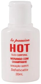 Óleo Corporal Hot Morango com Champanhe