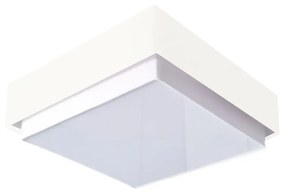 Plafon Quadrado Vivare Md-3090 Cúpula em Tecido 45x45cm - Bivolt