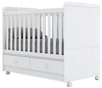 Berço Mini Cama 3 em 1 Magia H02 Branco - Mpozenato