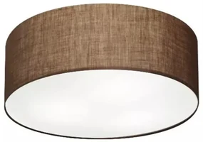 Plafon Para Sala de Estar Cilíndrico SE-3049 Cúpula Cor Café