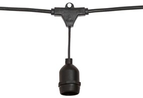 Luminaria Cordao Preto 5,5 Metros Ip65 Hang