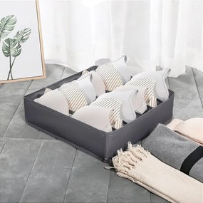 3 Un. Organizador De Peças Para Gavetas 6 Espaços