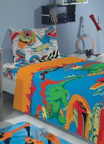 Jogo de Cama Solteiro Carros Azul