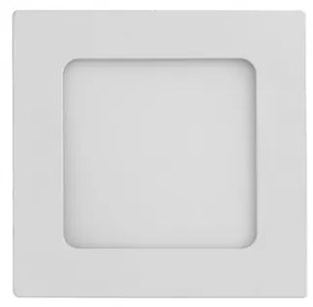 Plafon Led Embutir Quadrado Branco 6W Yamamura - LED BRANCO QUENTE (3000K)