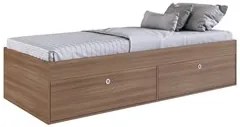 Cama Solteiro Com Mesa de Cabeceira e Guarda Roupa Tókio A05 Montana -