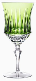 Taça de Cristal Lapidado P/ Vinho Branco - 66 - Verde Claro  66 - Verde Claro