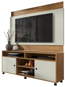 Painel Portland e Bancada Kansas L01 para TV até 60"  - ADJ Decor