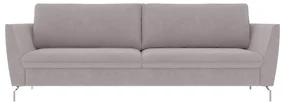 Sofá Decorativo Sala de Estar 230cm Olívia Suede Rosê G52 - Gran Belo