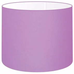 Cúpula Abajur Cilíndrica Cp-8018 Ø40x25cm Lilás