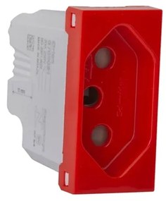 Modulo Tomada Termoplastico Vermelho 20a Orion