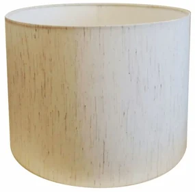 Cúpula abajur cilíndrica cp-8022 Ø45x30cm linho bege