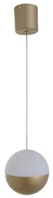 Pendente Led Metal Acrilico 7W 3000K 15Cm Moon - DOURADO