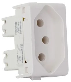 Modulo Tomada Termoplastico Branco 10a Decor