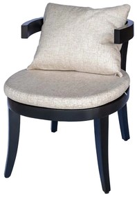 Cadeira Abraço Taís Puntel - Preta - Tecido à Escolha  Kleiner