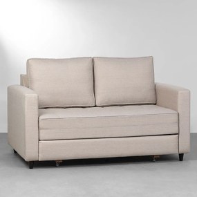 Sofá-Cama Belize Casal Trama Larga Aveia - 1,50m