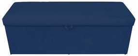 Calçadeira Clean 100 cm Suede D'Rossi - Azul Marinho