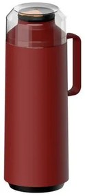 Garrafa Térmica Tramontina Exata em Polipropileno Vermelho com Ampola de Vidro 1 Litro
