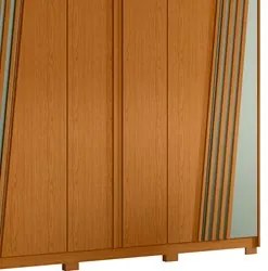 Guarda Roupa Casal 6 Portas 240cm Ouro Verde Cinamomo/Sálvia - Albatro