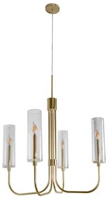 Lustre Aluminio Ouro Arbo