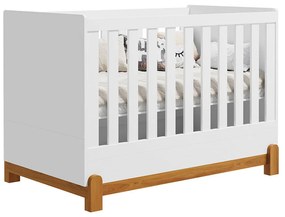 Berço Mini Cama Lotus - Branco Fosco