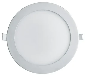 Luminária De Embutir Redondo 12W 4000K Led Bivolt Ø16,8X2,5Cm Downligh... (Branco)