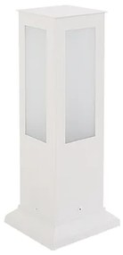 Balizador Aluminio Vidro Ip65 30X8cm Fael - BRANCO