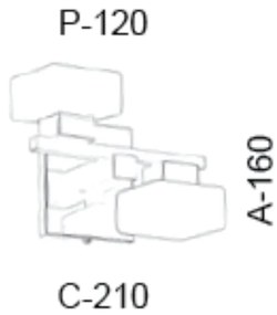 Arandela Cubo Flat Dupla Led Integrado 11W 2700K 21X12X16Cm Metal E Vi... (PRETO / CROMADO, 110V)
