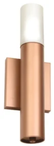 Arandela Fence Vidro Tubo Cilindrica Vertical 10X7X32,5Cm 1Xg9 - Old A... (ONIX)
