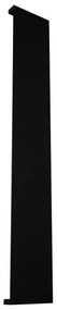 Arandela Led Aluminio Preto 20w 1350lm Ip65 110 2700k Reflex