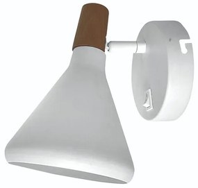 Arandela Aluminio Branco Horn